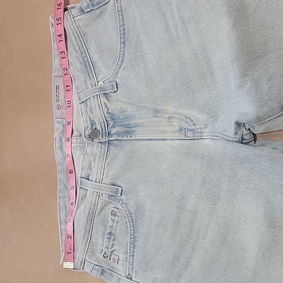 AG Adriano Goldschmeid Size 30x33 Light Wash Straight Leg Jeans, Exc. Used Cond. - Picture 4 of 14